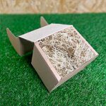 Бумажный наполнитель Пергамент небеленый, гофра 2 мм, 50 г 