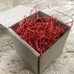 Бумажный наполнитель Кораллово-красный, гофра 2 мм, 50 г  в Тюмени