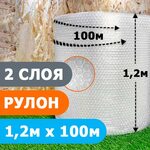 Воздушно-пузырьковая пленка рулон 1,2 м х 100м Воздушно-пузырьковая пленка рулон 1,2 м х 100м